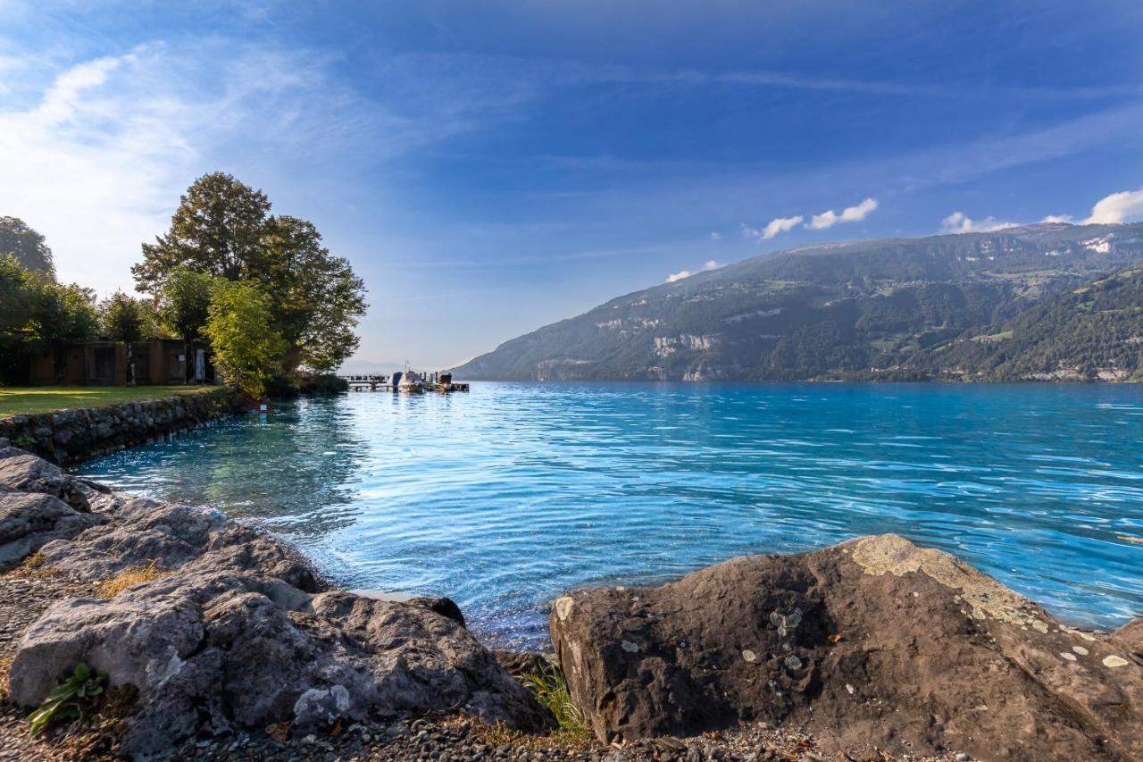 Strandhuesli Directly On Lake Thun Därligen 外观 照片